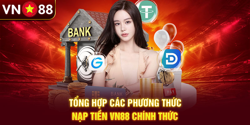 Tổng hợp các phương thức nạp tiền VN88 chính thức Tổng hợp các phương thức nạp tiền VN88 chính thức